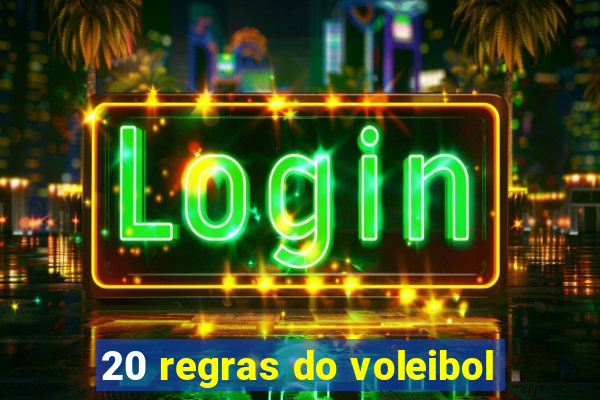 20 regras do voleibol